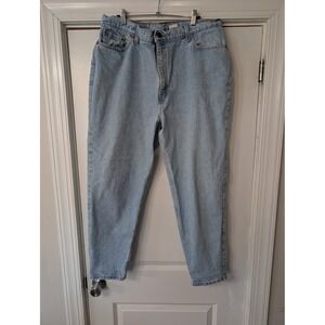 Vintage Levis 550 Relaxed Fit Tapered‎ Leg Light Wash Jeans Made in USA 20 S